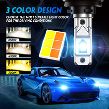 Load image into Gallery viewer, Novsight N61T LED Headlight Tri Color 13,000 Lumens 60W
