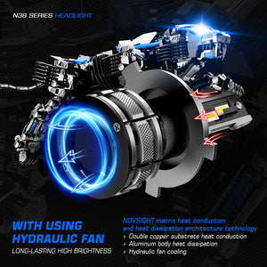 Novsight N38 LED Headlight 16,000 Lumens 100W