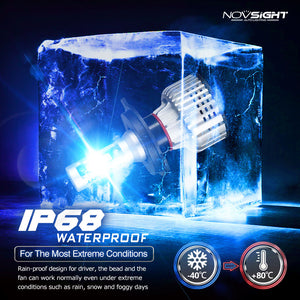 Novsight N12 LED Headlight 10,000 Lumens 72W