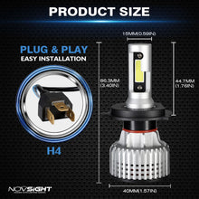 Load image into Gallery viewer, Novsight N12 LED Headlight 10,000 Lumens 72W
