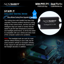 Load image into Gallery viewer, Novsight N9 LED Headlight 10,000 Lumens 60W
