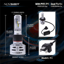 Load image into Gallery viewer, Novsight N9 LED Headlight 10,000 Lumens 60W
