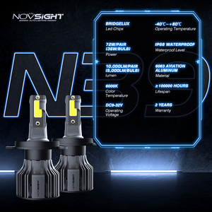 Novsight N39 LED Headlight 10,000 Lumens 72W