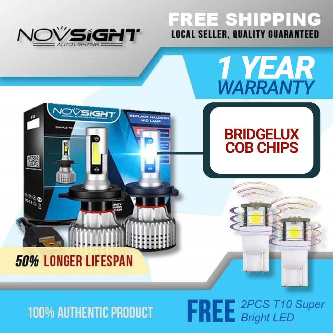 Novsight N12 LED Headlight 10,000 Lumens 72W