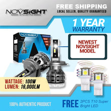 Load image into Gallery viewer, Novsight N38 LED Headlight 16,000 Lumens 100W
